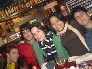 Uri, Arnau, Eva, Carla i Andres