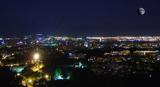 Vista de Barcelona desde casa de Estefania